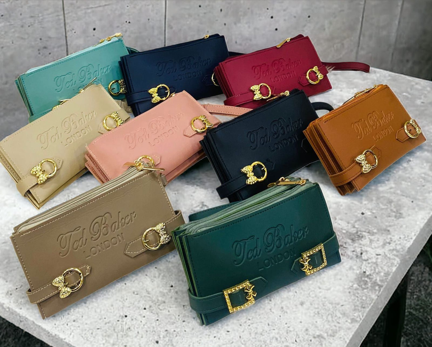 3 Zipper Luxury Wallet For Womens