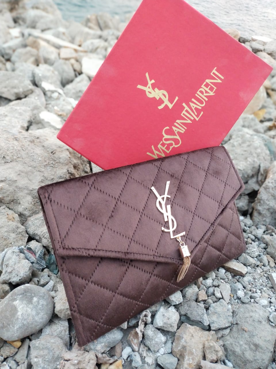 New Design YSL velvet clutch and Crossbody For Womens