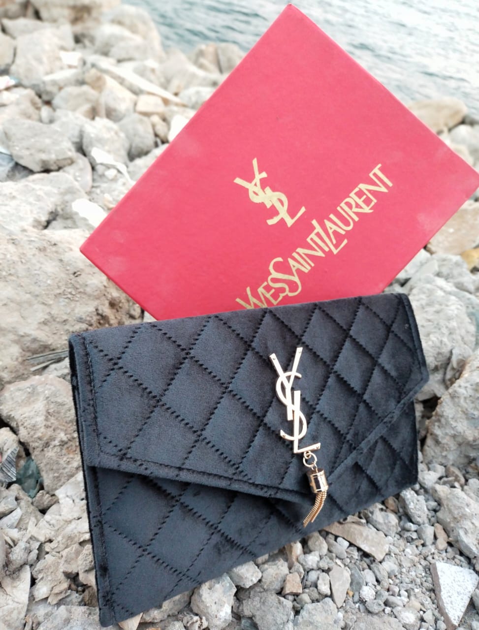 New Design YSL velvet clutch and Crossbody For Womens