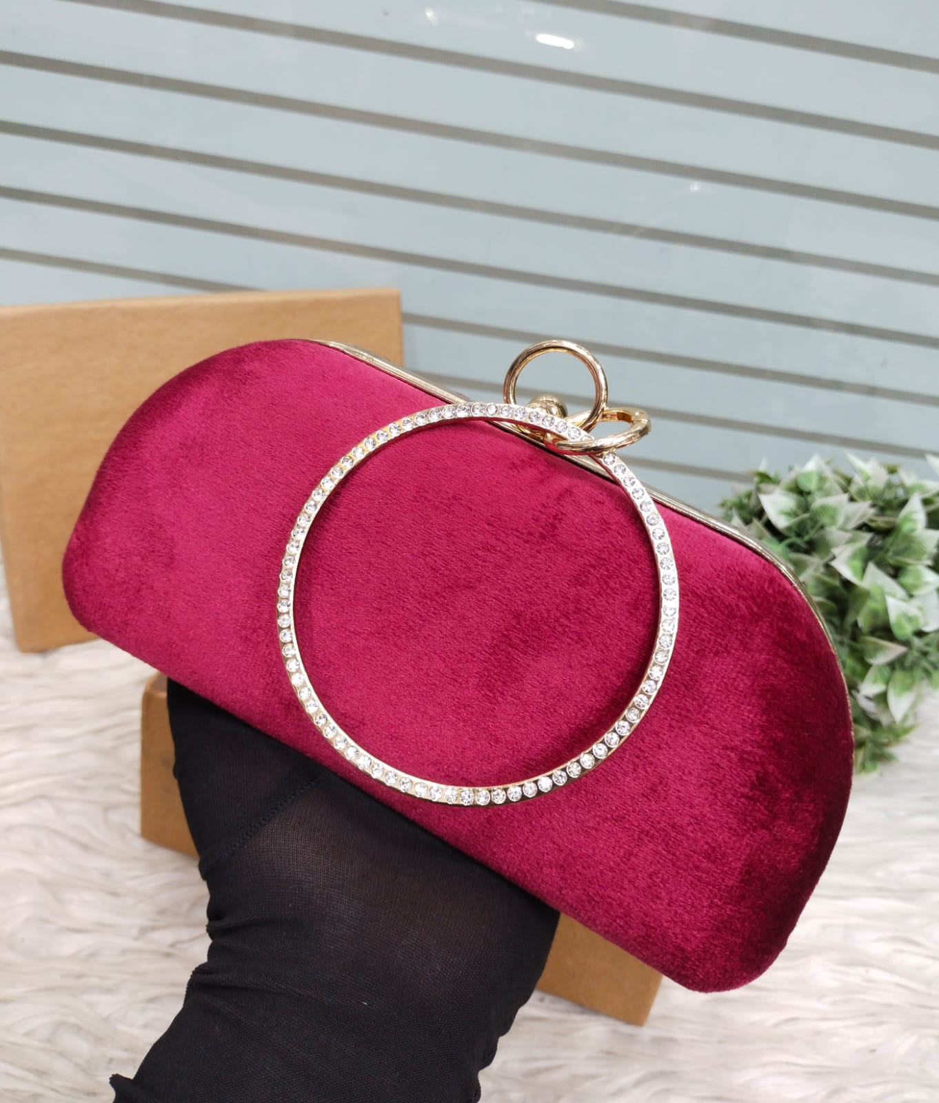 Fancy Clutch Velvet