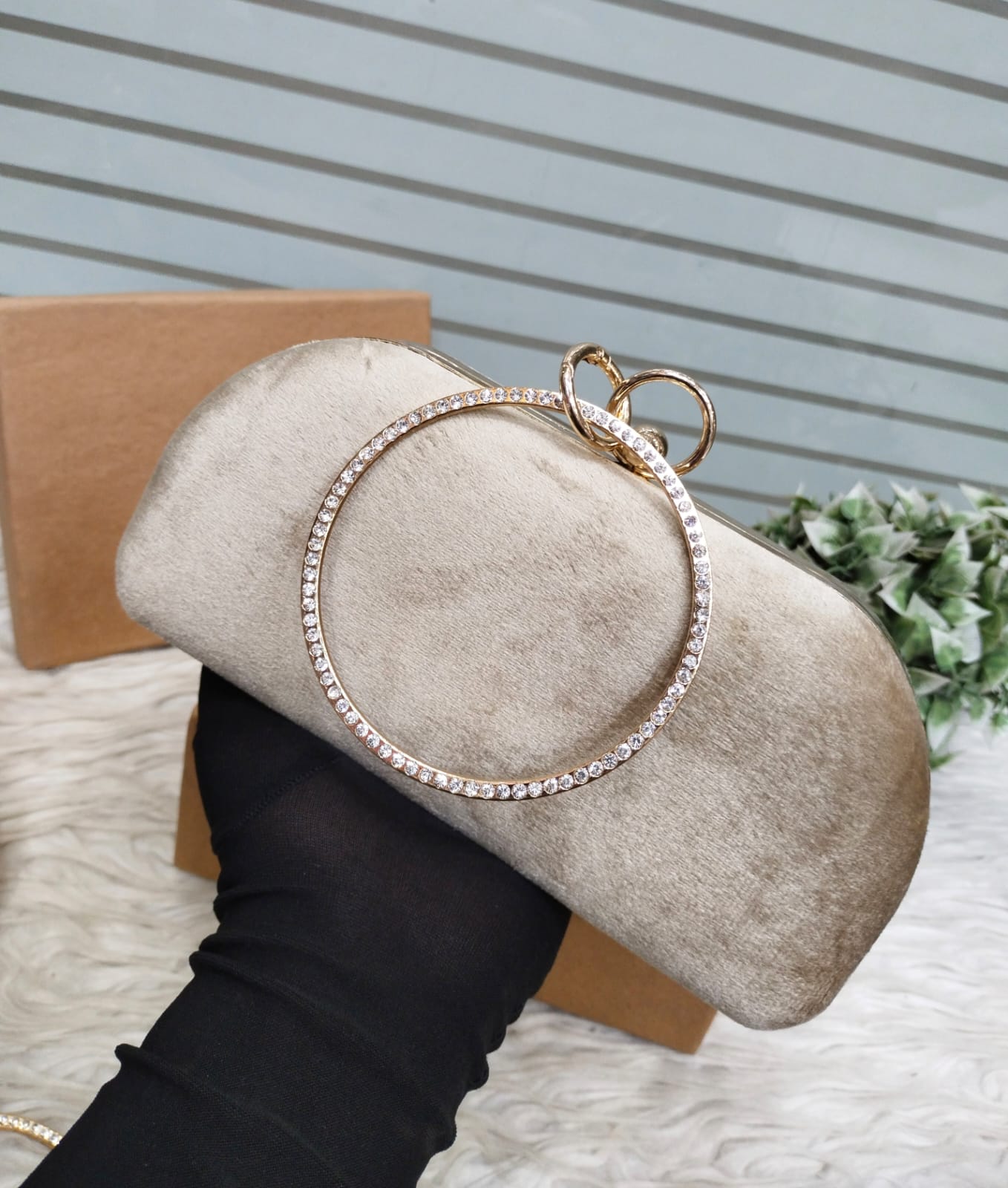 Fancy Clutch Velvet