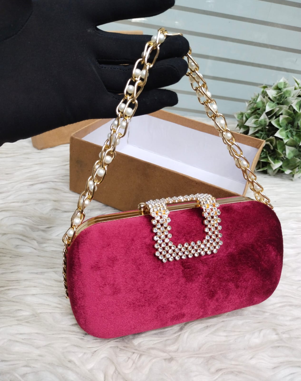 Fancy Clutch Velvet