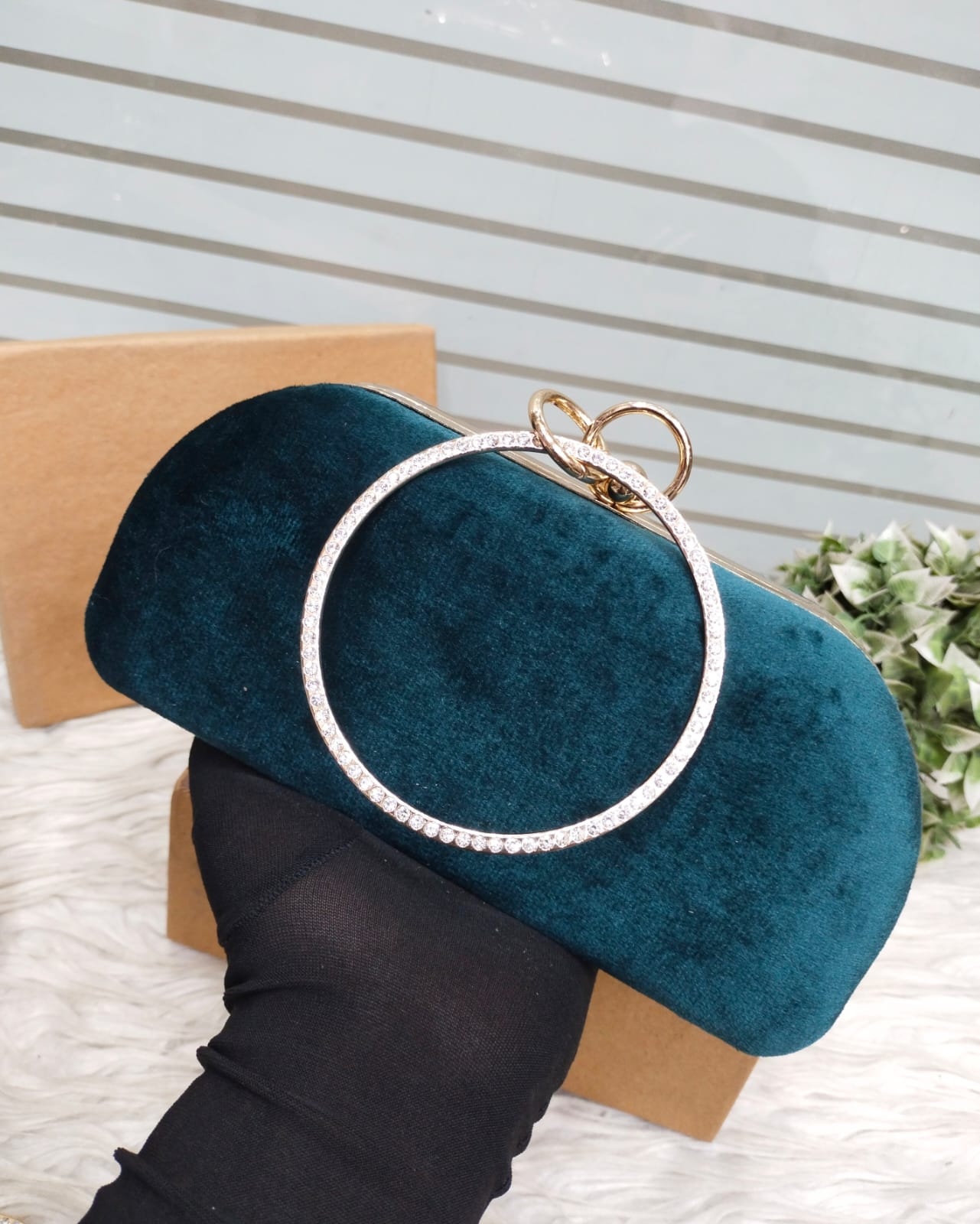 Fancy Clutch Velvet