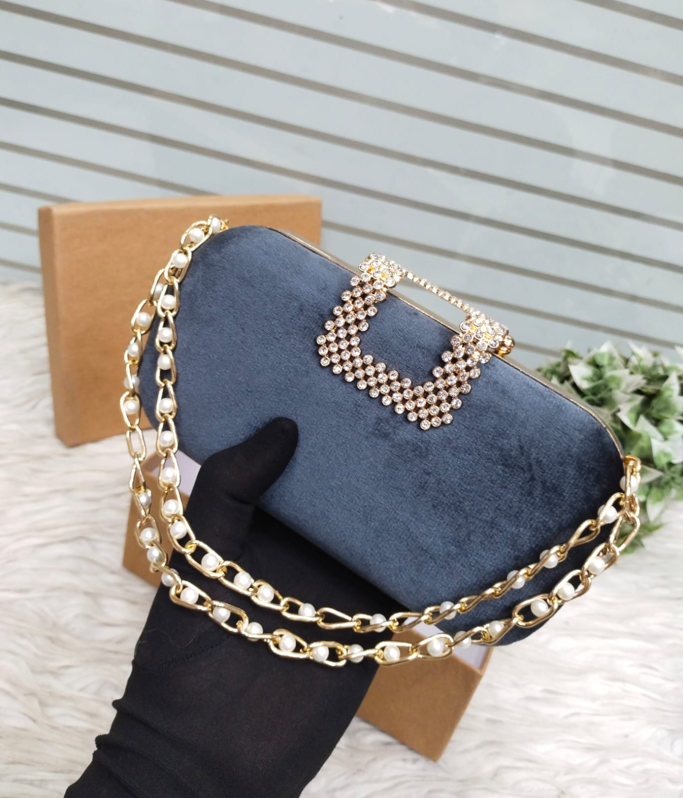 Fancy Clutch Velvet