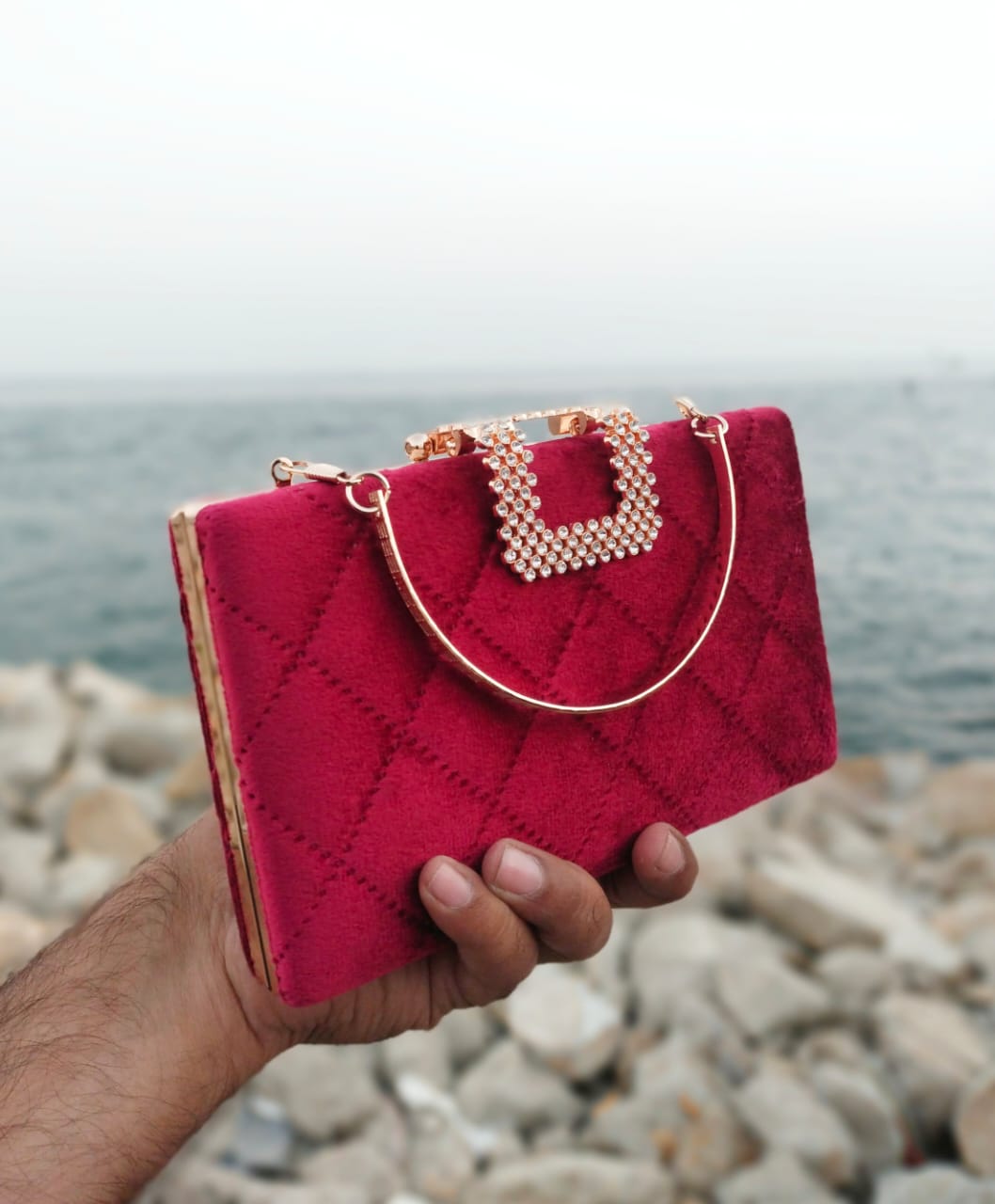 Fancy Clutch Velvet