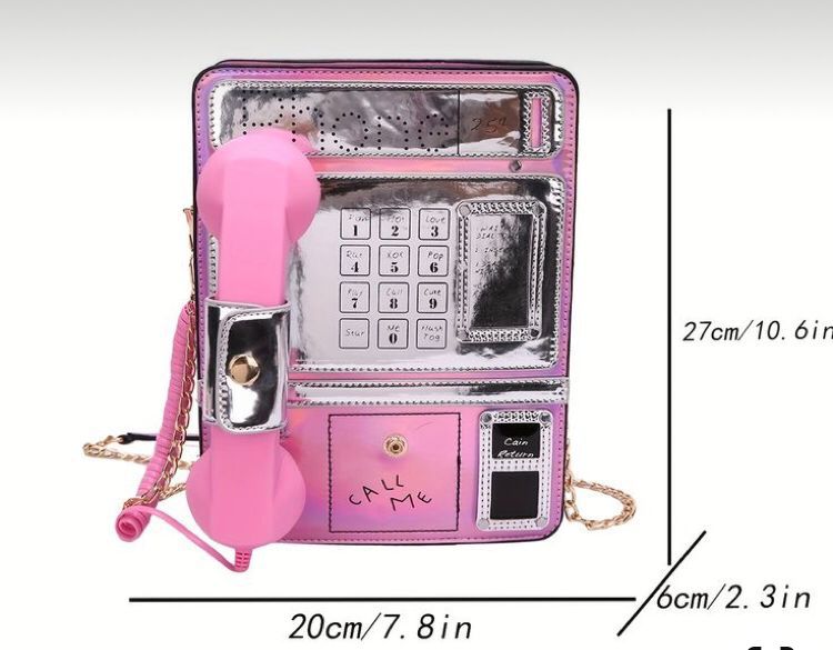 New Unique Telephone Crossbody Bags