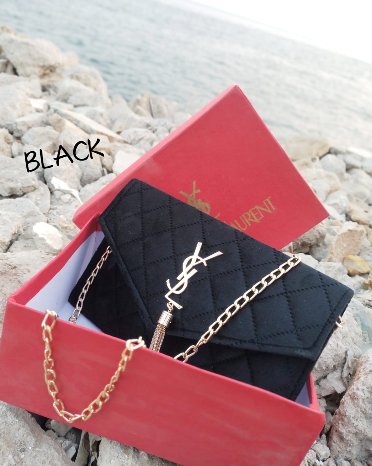 New Design YSL velvet clutch and Crossbody For Womens