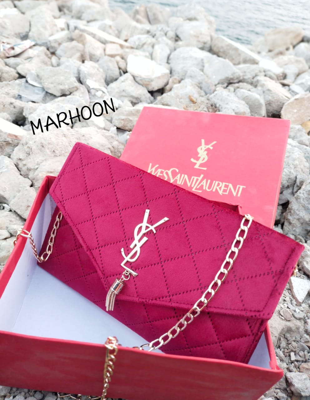 New Design YSL velvet clutch and Crossbody For Womens