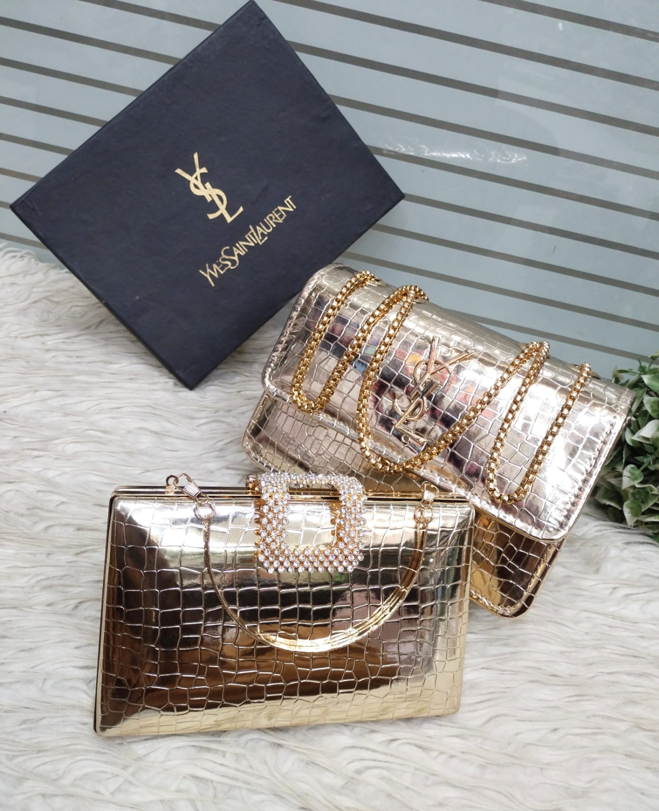 YSL Crossbody bags  & Metal