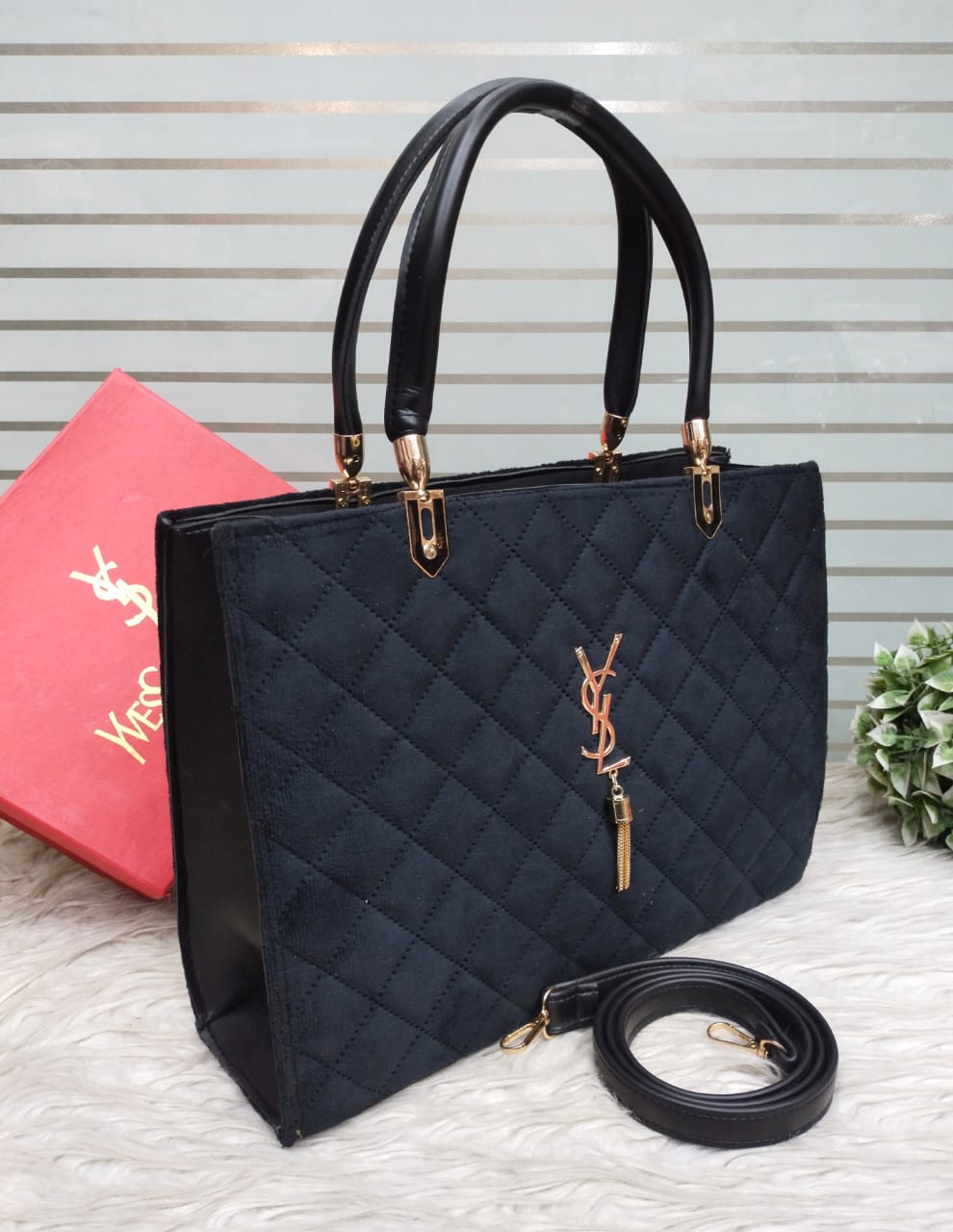 YSL velvet Handbags For Women