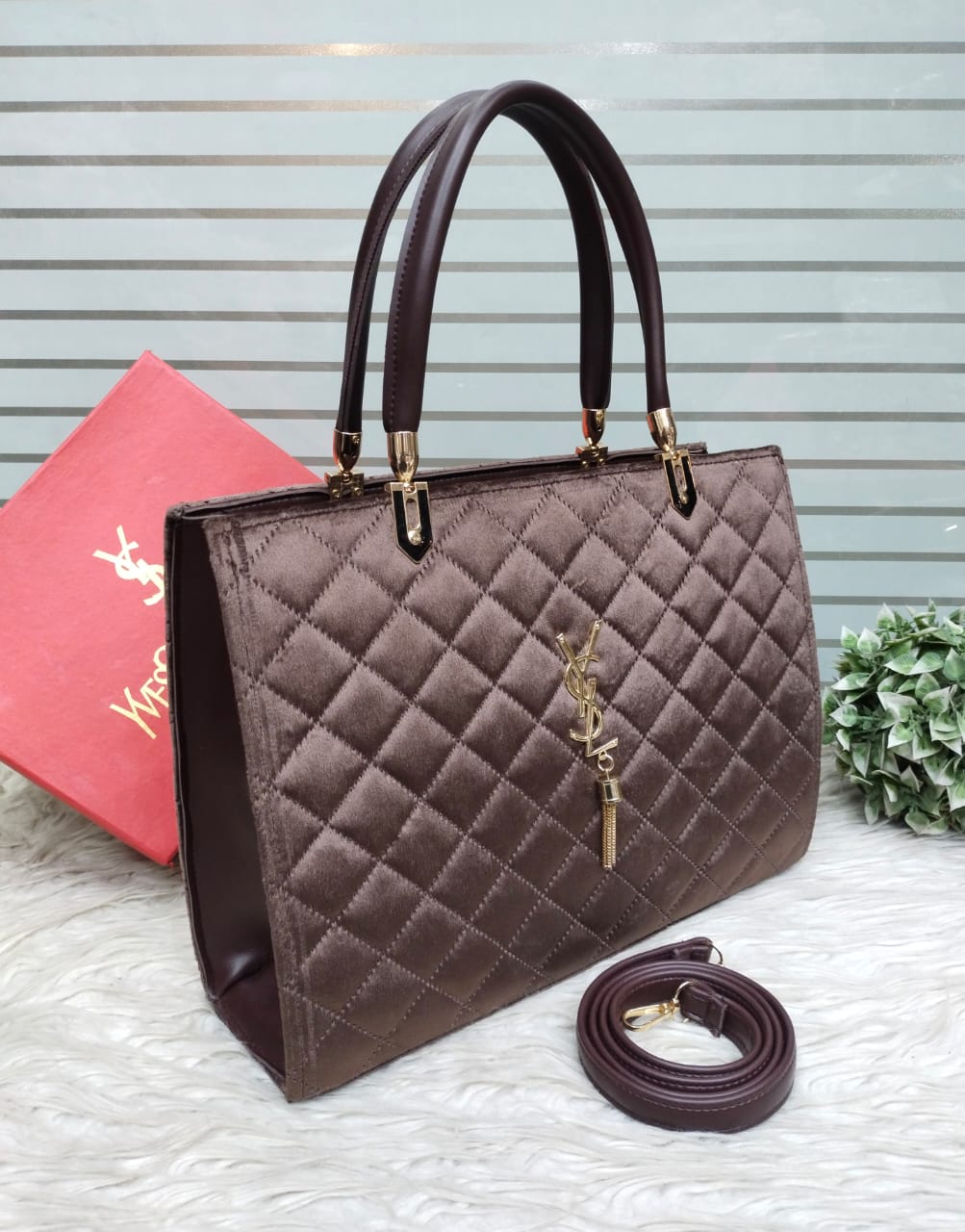 YSL velvet Handbags For Women