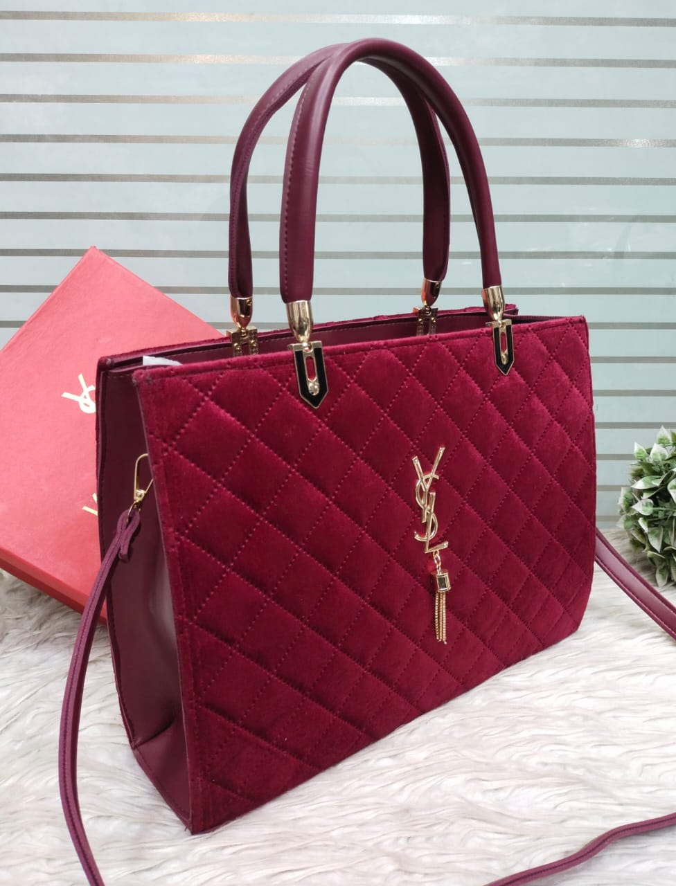 YSL velvet Handbags For Women