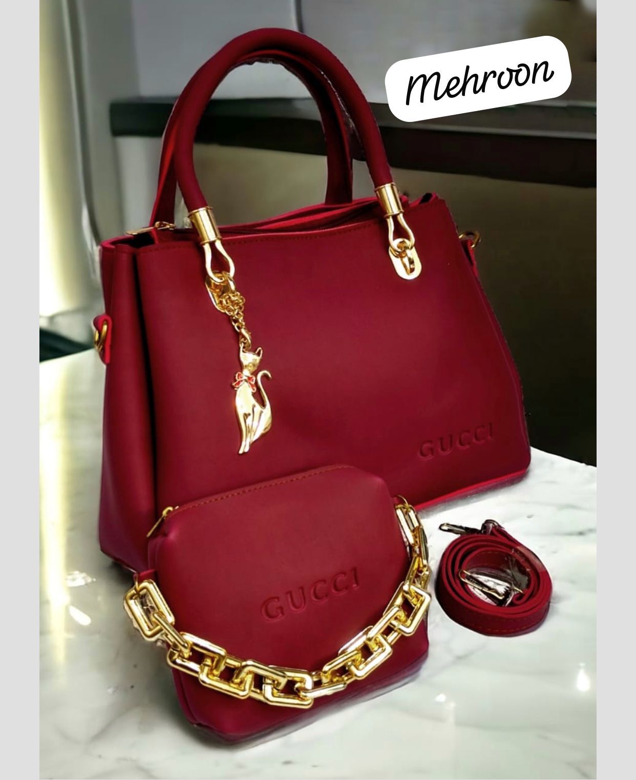 womens-gucci-2-pcs-shoulder-bag-maroon